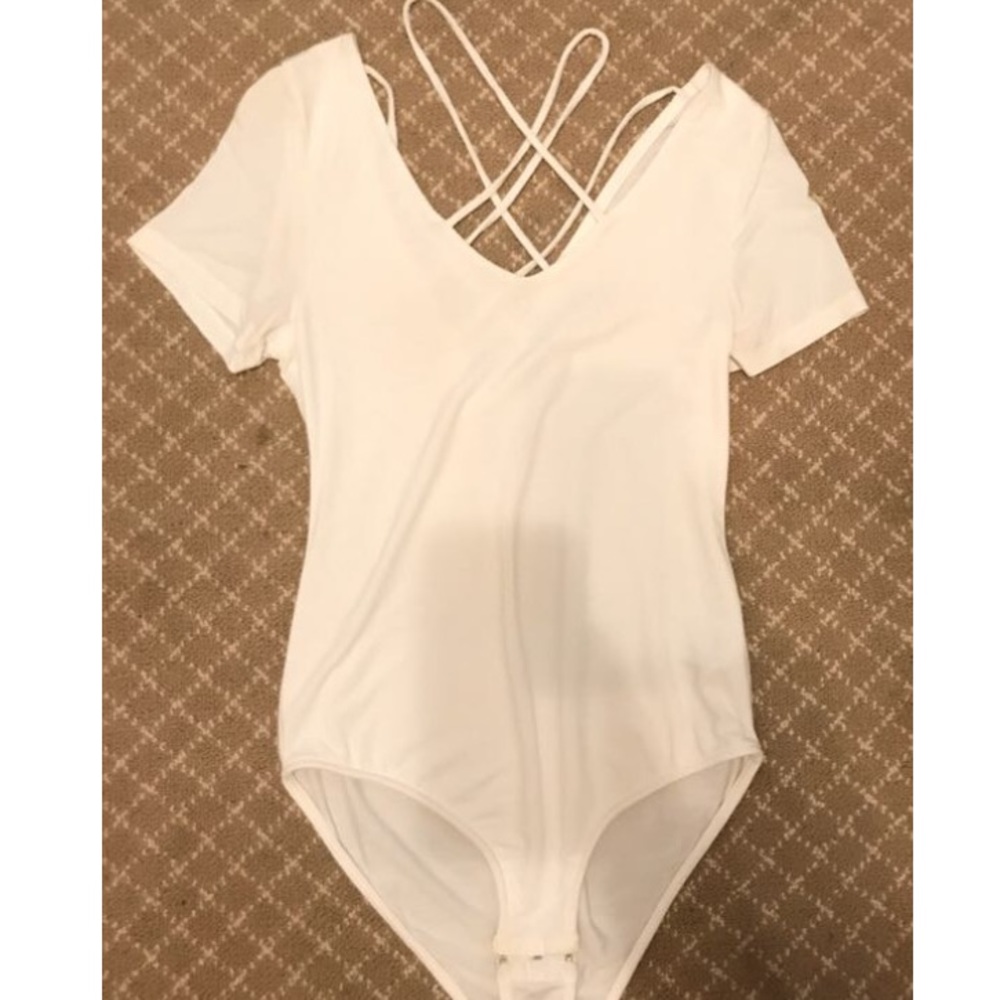 White Strappy Bodysuit